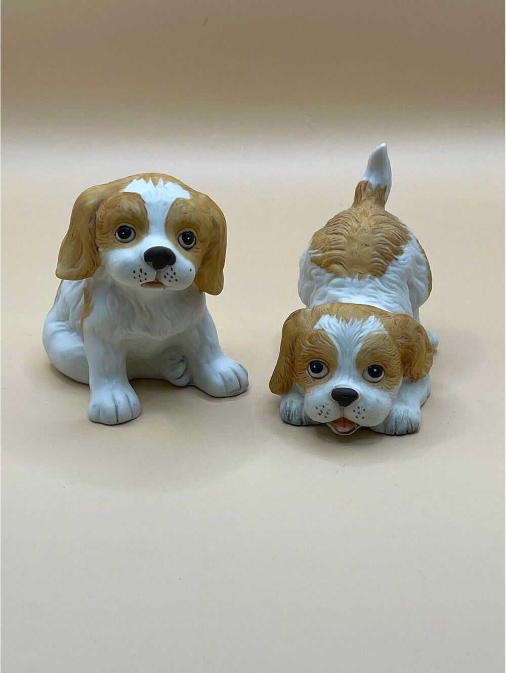 Vintage Homco Playful Puppies Figurines
